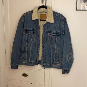 Denim Sherpa jacket Levi